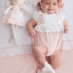 Pagliaccetto con cappello neonata  –  New Born  –  1605-24