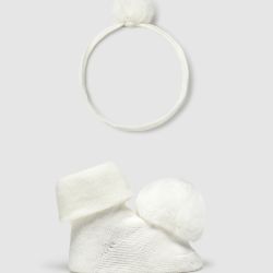 Set cerchietto e calzini neonata  –  New Born  –  9922-15