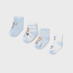 Set 4 calze neonato  –  New Born  –  9706-24
