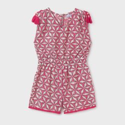 Tuta corta stampata ragazza  –  Mayoral  –  6868-25