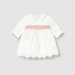Vestito con ricami neonata  –  New Born  –  2818-15