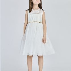 Scamiciato con pizzo ragazza  –  Alice Pi  –  S26-8242