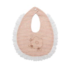 Bavaglino in cotone neonata  –  Barcellino  –  120908