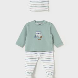 Completo ghettina e cappello neonato  –  New Born  –  1557-25