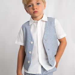 Gilet di lino bambino  –  Mayoral  –  3379-26