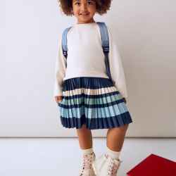Vestito a righe bambina  –  Mayoral  –  4911-15