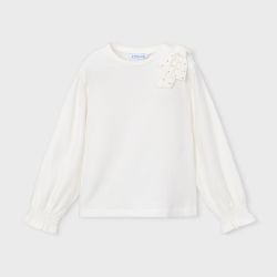 Maglietta con fiocco bambina  –  Mayoral  –  4032-16