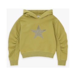 Felpa con cappuccio ragazza  –  Please  –  LM06040G-15