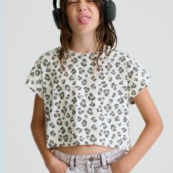 T-shirt con stampa ragazza  –  Mayoral  –  6012-26