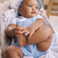 Salopette e cappello neonato  –  New Born  –  1605-25