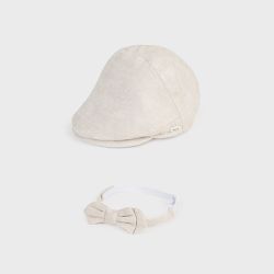 Set cappello e papillon neonato  –  New Born  –  9719-24