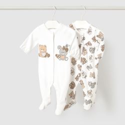 Set pigiami lunghi neonata  –  New Born  –  1750-25