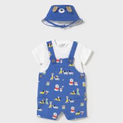 Completo salopette neonato  –  New Born  –  1624-25