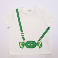 T-shirt ragazza  –  ViCOLO  –  3146M00403-26