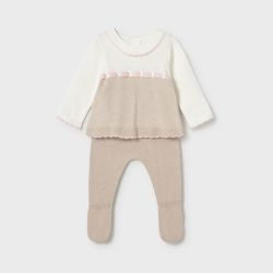 Completo ghettina in maglia neonata  –  New Born  –  1594-26