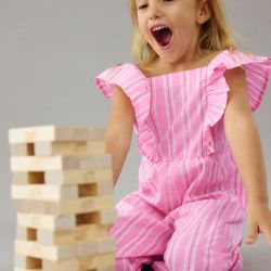 Tuta a righe bambina  –  Mayoral  –  3887-26