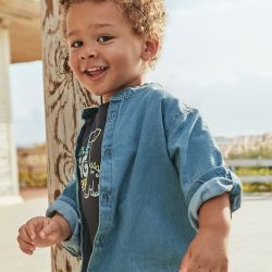 Camicia jeans bimbo  –  Mayoral  –  1118-25