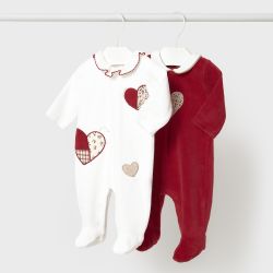Set 2 pagliaccetti ciniglia neonata  –  New Born  –  2702-15