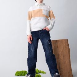 Jeans cargo bambino  –  Mayoral  –  4563-15