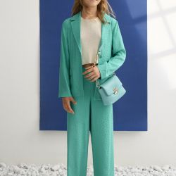 Vestito jacquard ragazza  –  Abel & Lula  –  5219-26