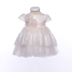 Vestito cerimonia battesimo bimba  –  Bimbalò  –  6604-23