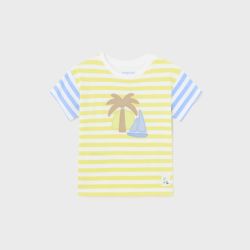 T-shirt righe bimbo  –  Mayoral  –  1027-24