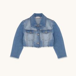 Giubbino jeans bambina  –  Please  –  JB14F83G
