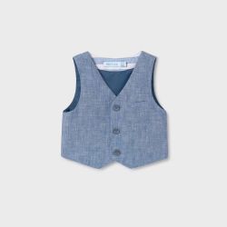 Gilet lino bimbo  –  Abel & Lula  –  5362-24