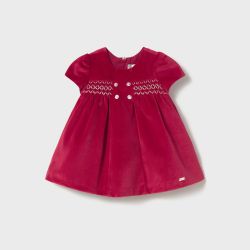 Vestito velluto neonata  –  New Born  –  2816-15
