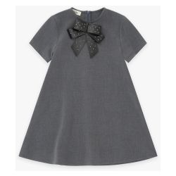 Abito con fiocco ragazza  –  Dixie  –  AB41132G-15