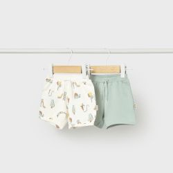 Set 2 pantaloncini neonato  –  New Born  –  1292-26