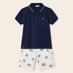 Compl.bermuda Multicolore e polo  –  Mayoral  –  3241-23