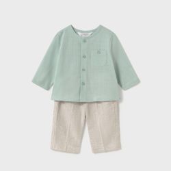 Completo pantalone e camicia neonato  –  New Born  –  1564-25
