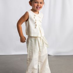 Pantalone lungo con ricamo bambina  –  Mayoral  –  3585-26