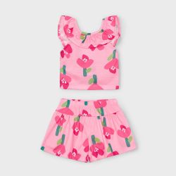 Completo pantaloncino bambina  –  Mayoral  –  3286-25