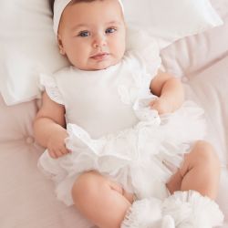 Body tulle con fascia neonata  –  New Born  –  1702-24