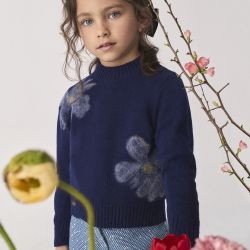 Maglione con ricamo ragazza  –  Abel & Lula  –  5880-16