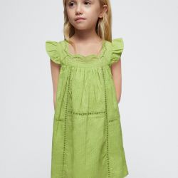 Vestito ricamato bambina  –  Mayoral  –  3930-24