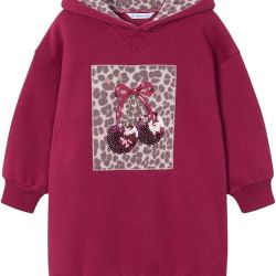 Vestito felpa cappuccio bambina  –  Mayoral  –  4916-16