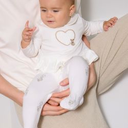 Completo ghettina elegante neonata  –  New Born  –  1592-26