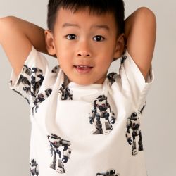 T-shirt con stampa bambino  –  Mayoral  –  3068-26