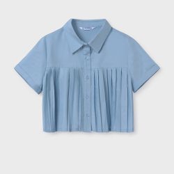 Blusa plissettata ragazza  –  Mayoral  –  6144-25