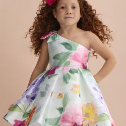 Vestito con stampa ragazza  –  Abel & Lula  –  5044-26