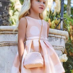 Vestito mikado elegante bambina  –  Abel & Lula  –  5032-23