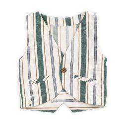 Gilet in Tessuto Misto Lino bimbo  –  Maperò  –  M29351