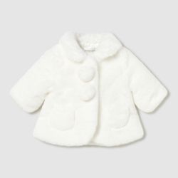 Cappotto con pelliccia neonata  –  New Born  –  2402-15
