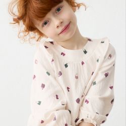 Blusa con stampa bambina  –  Mayoral  –  4147-16