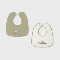 Set 2 bavaglini neonato  –  New Born  –  9137-16