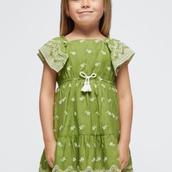 Vestito ricamato bambina  –  Mayoral  –  3933-24