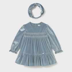 Vestito velluto bimba  –  Mayoral  –  2904-15